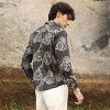Campus Sutra Men Men's Charcoal Black Floral Block Shirt - 4 of 4