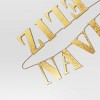 6' Wood 'Feliz Navidad' Christmas Word Garland Gold - Wondershop™: Horizontal Ready-to-Hang Decor - 3 of 3