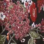 black floral print
