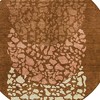 Orange Terra Cotta And Ivory Abstract Washable Indoor Outdoor Area Rug - 4 of 4