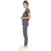 MediChic Womens 8-Pocket Scrubs Set- V-Neck with 4-Pocket Jogger Scrub Pants - 3 of 4