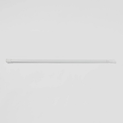 Photo 1 of 72" Shower Tension Rod White - Room Essentials