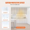 VEVOR Strip Curtain, 75' Length, 8" Width, 0.08" Thickness, Clear Ribbed Plastic Door Strips, PVC Curtain Strip Door Bulk Roll - 4 of 4