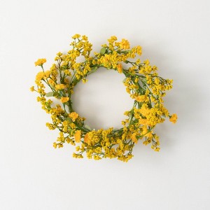 Sullivans Yellow Wildflower Wreath - 1 of 3
