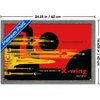 Trends International Star Wars: Moving At Lightspeed - X-Wing Framed Wall Poster Prints - 3 of 4
