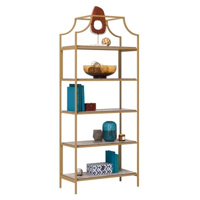 ORRD Brown 5-tier storage shelf