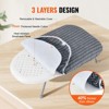 VEVOR Tabletop Ironing Board 23.4 x 14.4, Small Iron Board with Heat Resistant Cover and 100% Cotton Cover, Mini Ironing Board, Gray - 4 of 4