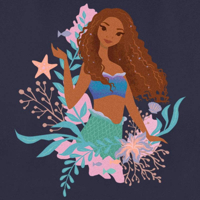 Women's The Little Mermaid Ariel Wave T-Shirt, 2 of 5