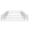 vidaXL Gabion Raised Bed Patio Basket Planter Outdoor Garden Galvanized Steel - 78.7" x 39.4" x 7.9" - 3 of 4