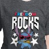 Boys' - Lilo and Stitch - Freedom Rocks Short Sleeve Graphic T-Shirt - 2 of 4