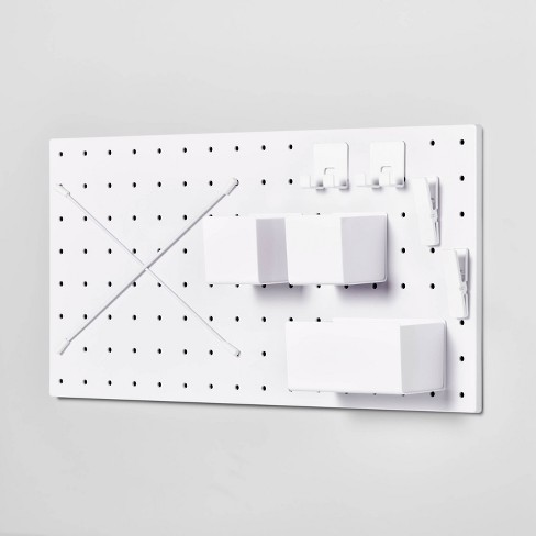 13" 26" Pegboard Set White - Brightroom™ : Target