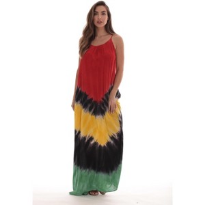 Riviera Sun Womens Maxi Dress  Spaghetti Strap Long Sundress  Summer Dresses - 1 of 3