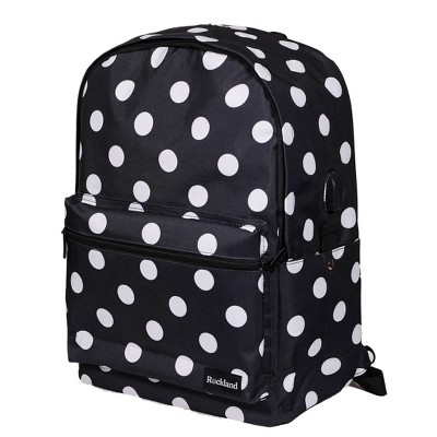 Рюкзаки Rockland Classic Laptop 17" Backpack - Black Dot — фото 3