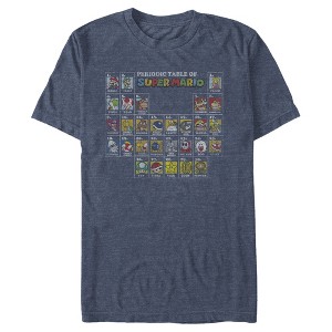 Men's Nintendo Periodic Table of Super Mario T-Shirt - 1 of 4