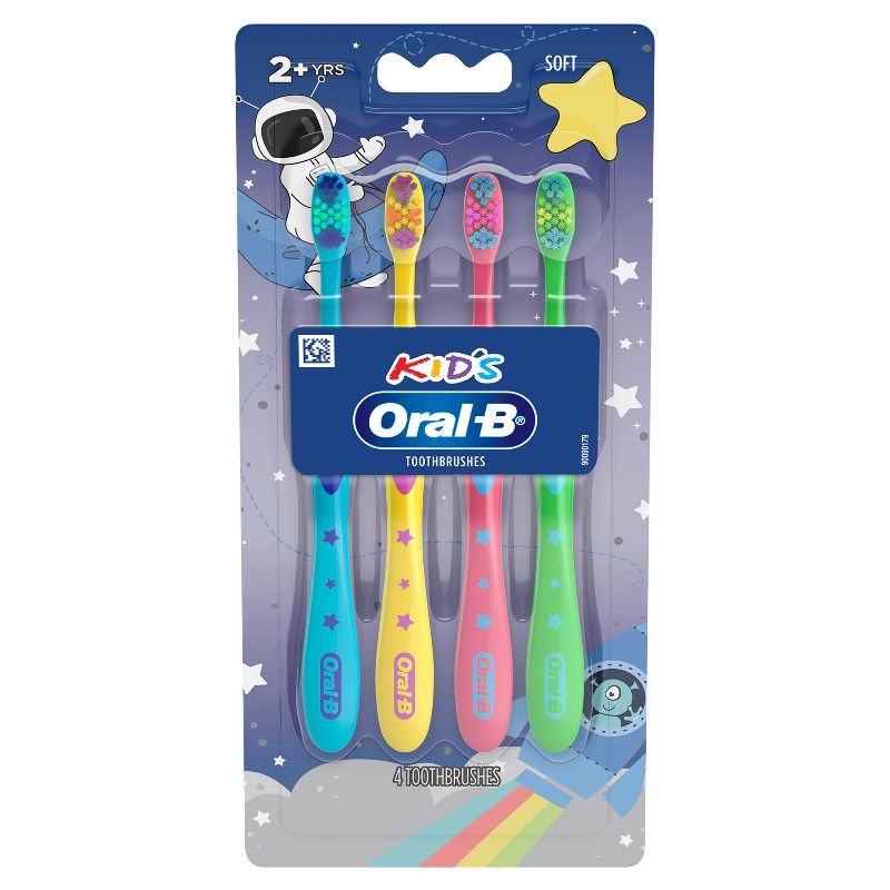 Oral-B Kids Soft Toothbrush with Space Designs - 4pk, 1 of 9