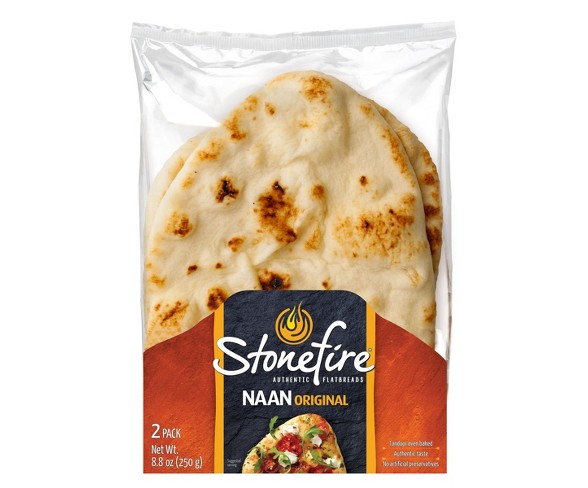 Stonefire Original Naan Bread - 2pc - 8.8oz