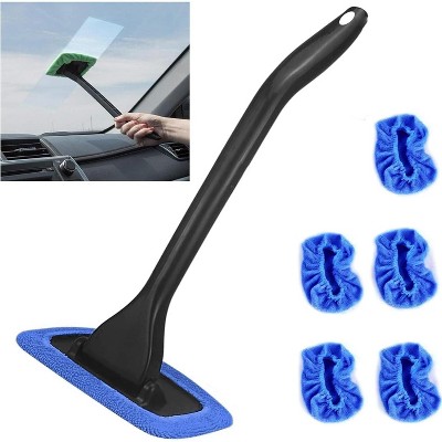 TruAIR Reusable Windshield Cleaning Tool with Pads for Car Interior
