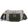 MKF Collection Ciri Crossbody Women's Double Bag Versatile, Monogram Design by Mia K - 2 of 4