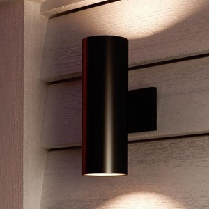 Urban Ambiance Luxury Contemporary Outdoor Wall Light,  14"H x 5"W,  Olde Bronze Finish, UHP1060 - 1 of 4