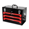 Maggift 4-DrawersTool Boxes, Portable Tool Chest with Metal Closure for Office, Garage, Red, 19.7"*10.6"*13.8" - 4 of 4