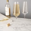 Viski Raye Angled Crystal Wine Glasses Set of 2 - 2 of 4