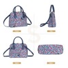 Signare USA Almond Blossom And Swallow Convertible Top Handle Purse Handbag - 2 of 4
