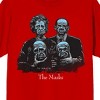 Twilight Zone The Masks Couple Unisex Adult Red Short Sleeve Tee Shirt - 2 of 3