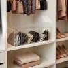 OnDisplay Deluxe 6-Slot 22" Clear Acrylic Purse Organizer for Closet Shelves | 10" Deep Handbag Storage (10" Deep) - 2 of 4