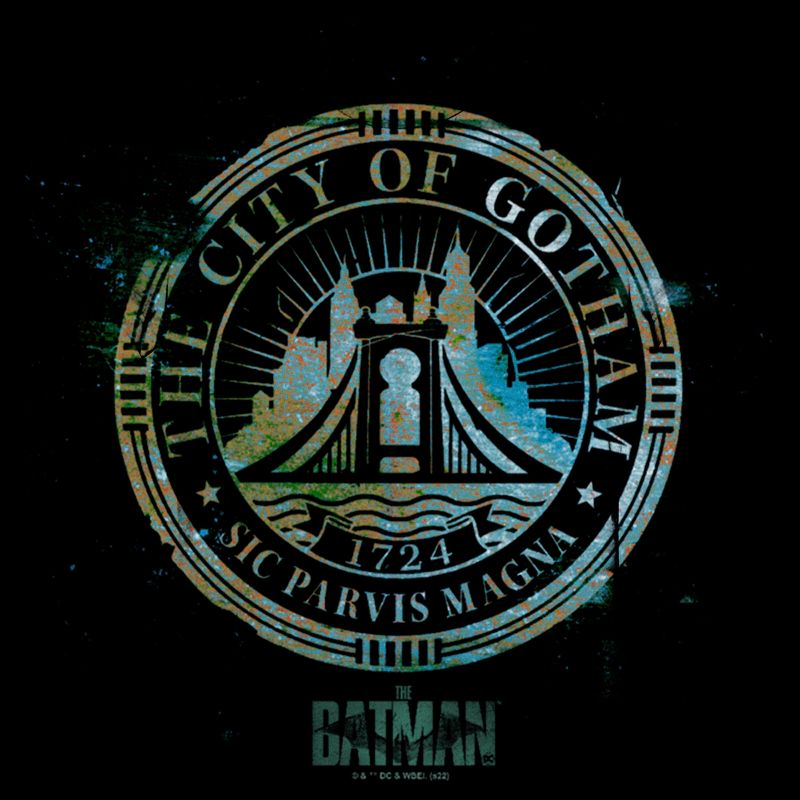 Juniors Womens The Batman City of Gotham T-Shirt, 2 of 5