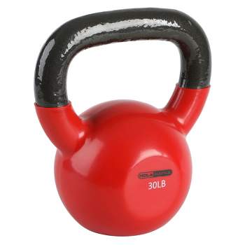 Everyday Essentials 10 Pound Full Body Fitness Exercise Strength Training  Free Weight Kettlebell Weight Equipment for Home and Gym Workouts