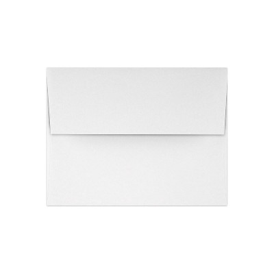 JAM Paper A4 Self Seal Invitation Envelope 4 1/4" x 6 1/4" White 50/Pack (4872-WPC-50)