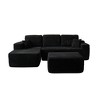 XIZZI Modular Sectional Sofa Couch, L/U-Shape Upholstered Couch, Modern Minimalist Couches for Living Room, Free Combination Deep Seat Corner Couch - 2 of 4