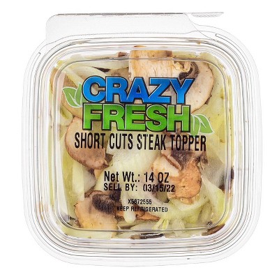 Crazy Fresh Short Cut Steak Topper - 14oz