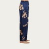 Anna-Kaci Men's Satin Lounge Pants with Baroque Print and Elastic Waistband - 3 of 4