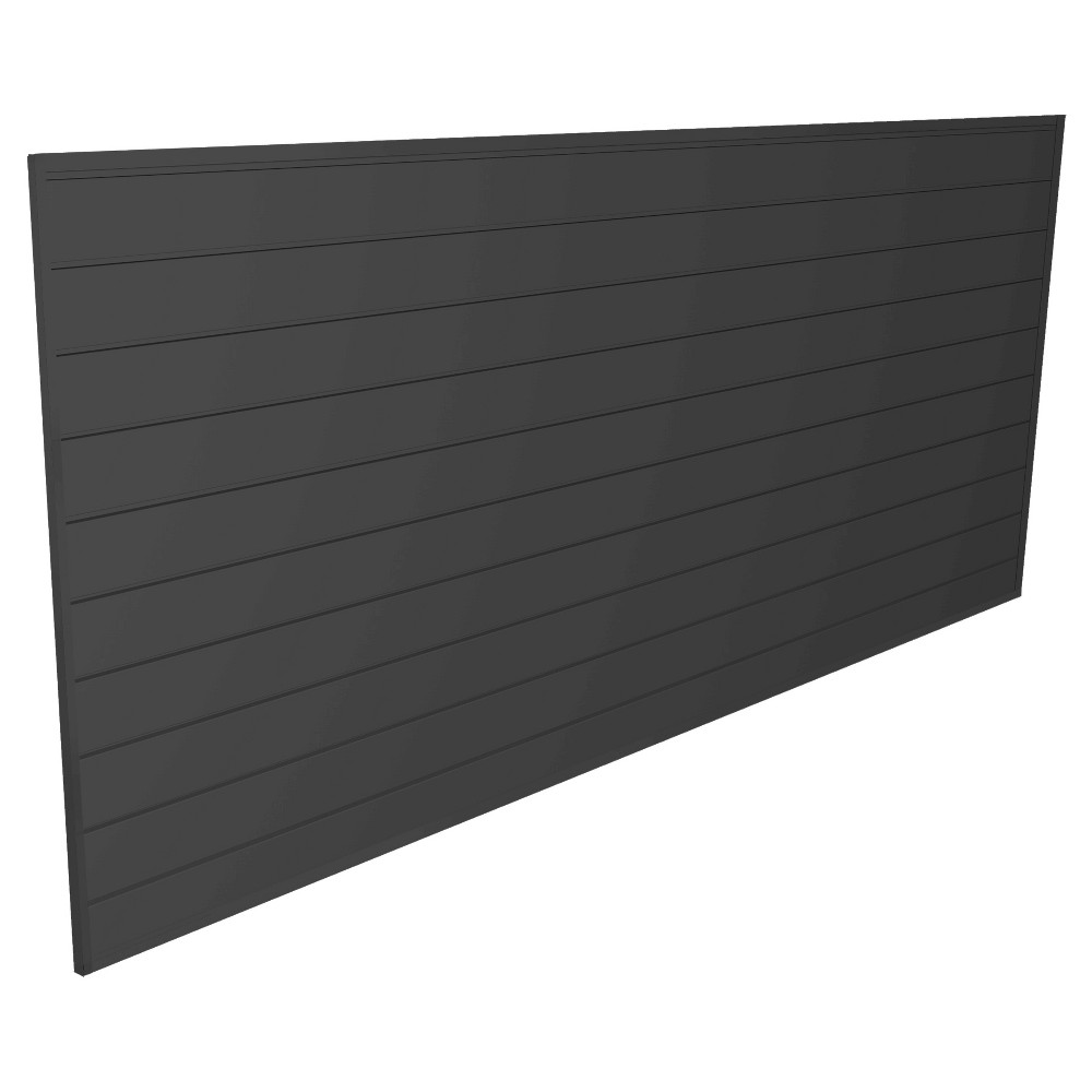 UPC 782088881053 product image for Proslat 31 sq. ft. Wall Storage System PVC Slatwall - Charcoal | upcitemdb.com