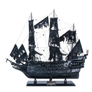 Flying Dutchman Model Ship – Medium Size 27" Ghost Pirate Vessel – Fully Assembled By Old Modern Handicrafts - 1 of 4