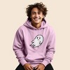 Dalix Giant Ghost Embroidered Hoodie Soft Fleece Hood Sweatshirt Mens - 2 of 4