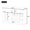 Christopher Knight Home Aubin 48" Bathroom Vanity with Resin Sink, and Soft-Close 6 Drawers & Double Doors - 3 of 4