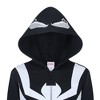 Marvel Spiderman Boys Zip Up Hoodie and Jogger Set for Little and Big Kids – Black - 4 of 4