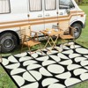 Lahome New Style Series Outdoor Plastic Straw Rug-Waterproof Reversible Mat for Patio, Backyard, Camping, RV Awning - 3 of 4