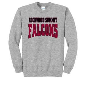 Adult Rockwood Summit High School Falcons Name Classic Fleece Crewneck ...