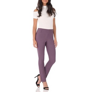 Rekucci Ease into Comfort Stretch Slim Dress Pants for Women - 1 of 4
