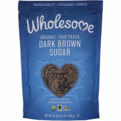 Wholesome Sweeteners Organic Dark Brown Sugar.