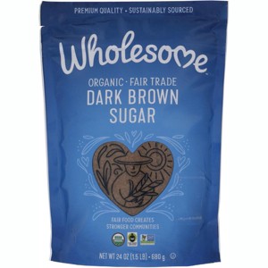 Wholesome Sweeteners Organic Dark Brown Sugar. - 1 of 2
