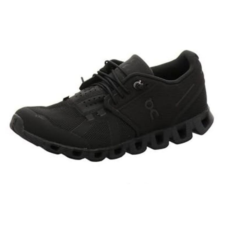 On Women's Cloud 5 Sneakers Running Shoes Black/Black, Size 5.5
