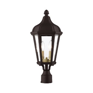 Livex Lighting Morgan 2 - Light Post Light in  Bronze - 1 of 2