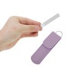 Unique Bargains Glass Multifunctional Nail File Manicure Tool with Leather Pouch 1 Set - 4 of 4