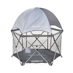 Baby Delight Go With Me Deluxe Eclipse Portable Playard with Canopy and Pad - 1 of 4