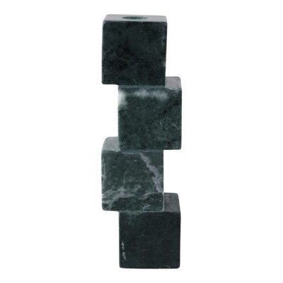 Modern Marble Candle Holder - Handmade Stone Taper Holder for Home, Office, Bedroom & Living Room Decor - Tall Contemporary Design, Elegant Finish