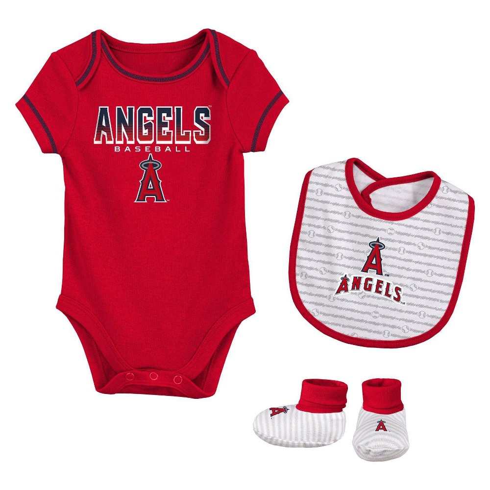 MLB Los Angeles Angels Newborn Layette Set - 6-9M